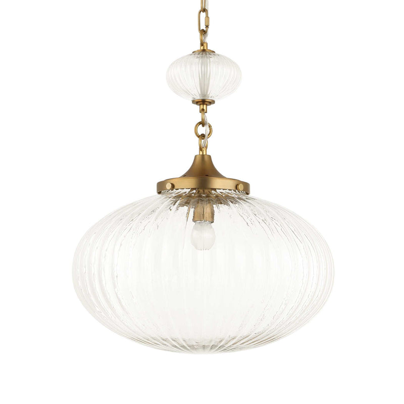 Uttermost 21636 Bellaire 1 Light Glass Shade Pendant