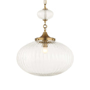 Uttermost 21636 Bellaire 1 Light Glass Shade Pendant