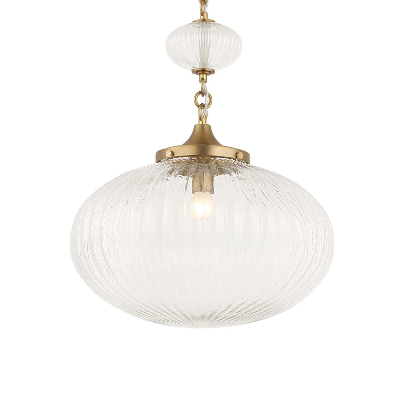 Uttermost 21636 Bellaire 1 Light Glass Shade Pendant