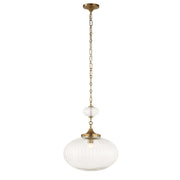 Uttermost 21636 Bellaire 1 Light Glass Shade Pendant