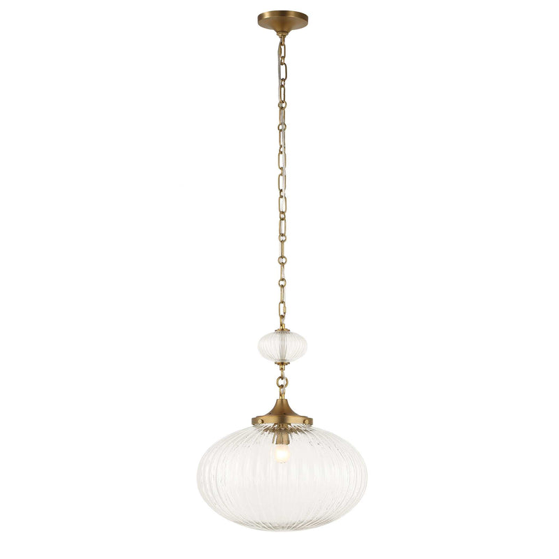 Uttermost 21636 Bellaire 1 Light Glass Shade Pendant