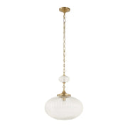 Uttermost 21636 Bellaire 1 Light Glass Shade Pendant