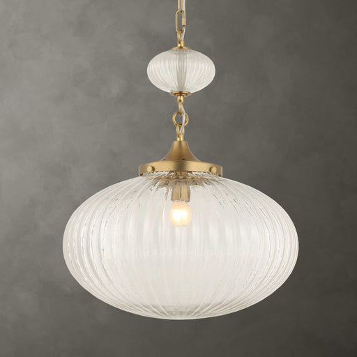 Uttermost 21636 Bellaire 1 Light Glass Shade Pendant