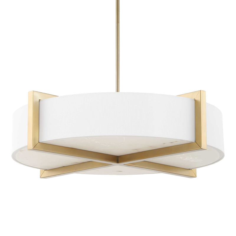 Uttermost 21637 Cresson 4 Light Drum Pendant