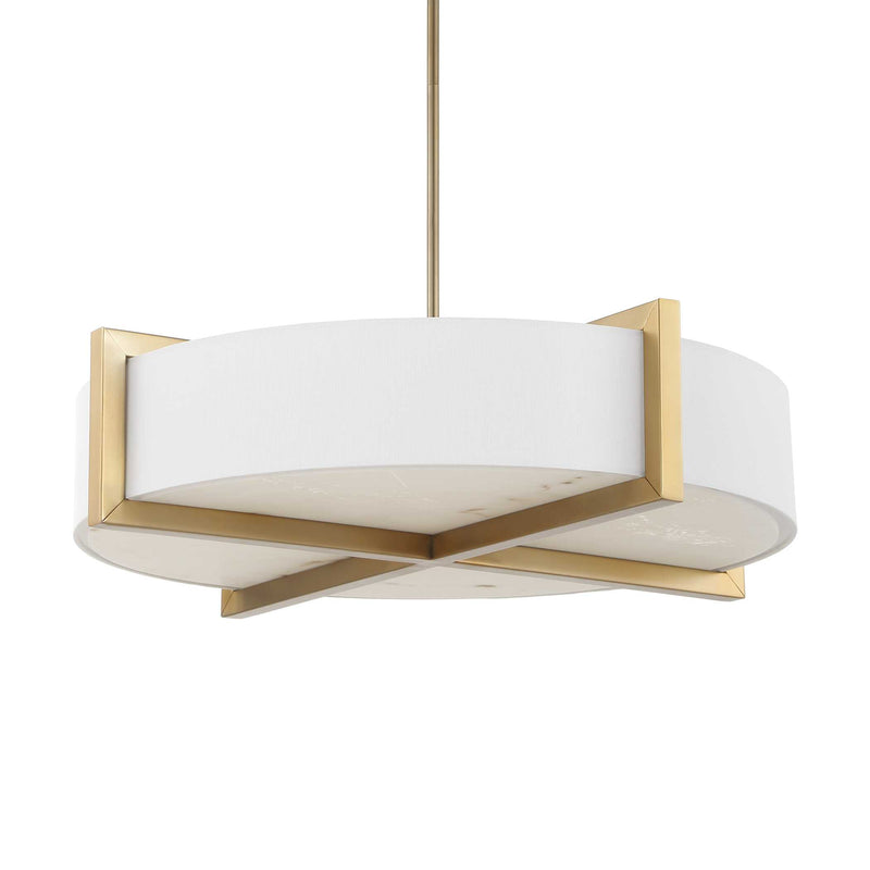 Uttermost 21637 Cresson 4 Light Drum Pendant