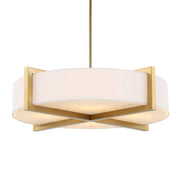 Uttermost 21637 Cresson 4 Light Drum Pendant