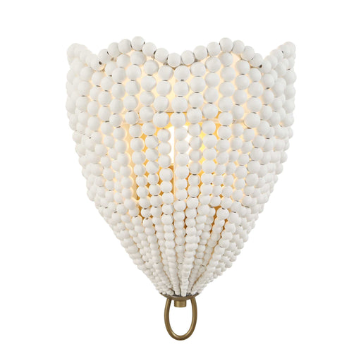 Uttermost 22597 Biddeford 1 Light White Beaded Sconce