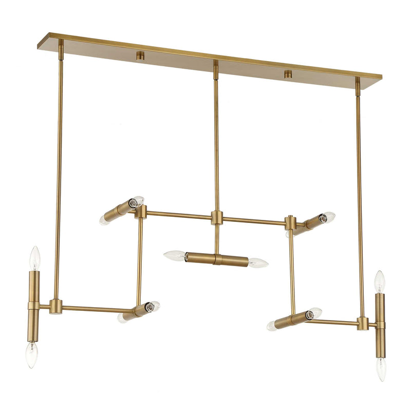 Uttermost 21640 Cadre 14 Light Modern Linear Pendant