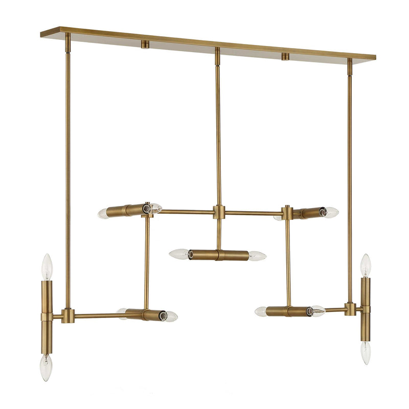 Uttermost 21640 Cadre 14 Light Modern Linear Pendant