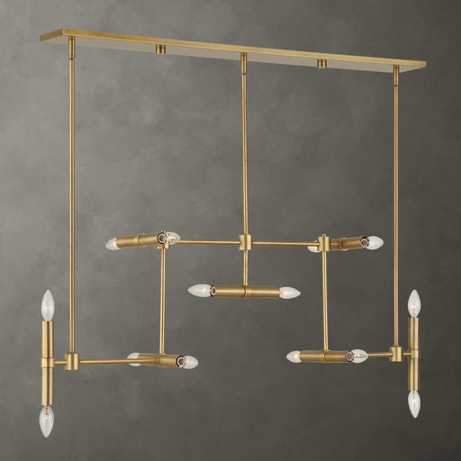 Uttermost 21640 Cadre 14 Light Modern Linear Pendant