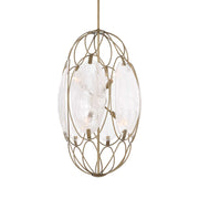 Uttermost 21641 Valencia 6 Light Glass Panel Pendant