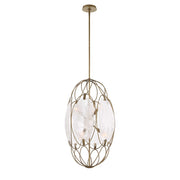 Uttermost 21641 Valencia 6 Light Glass Panel Pendant