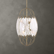 Uttermost 21641 Valencia 6 Light Glass Panel Pendant