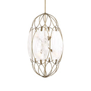 Uttermost 21641 Valencia 6 Light Glass Panel Pendant