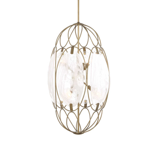 Uttermost 21641 Valencia 6 Light Glass Panel Pendant