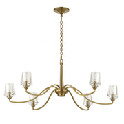 Uttermost 21404 Barcelona 6 Light Brass Chandelier