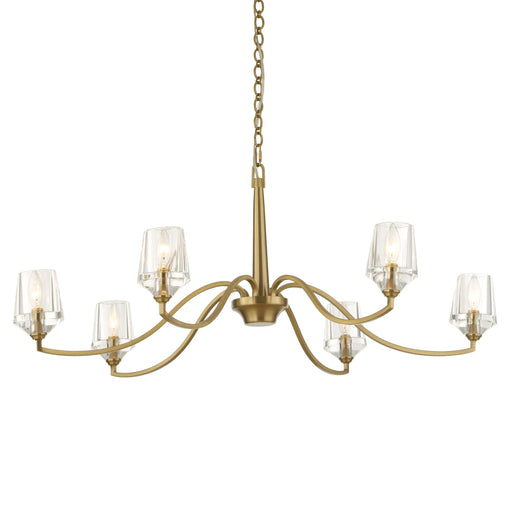 Uttermost 21404 Barcelona 6 Light Brass Chandelier