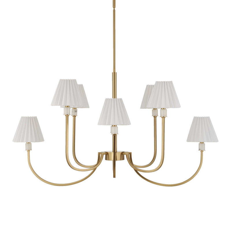Uttermost 21406 Poppins 8 Light Brass Chandelier