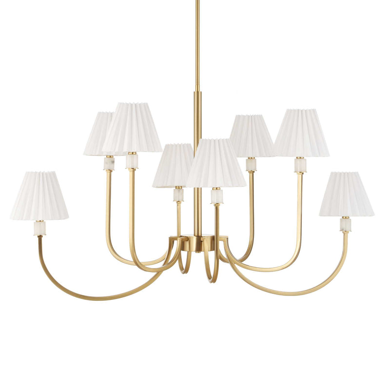 Uttermost 21406 Poppins 8 Light Brass Chandelier
