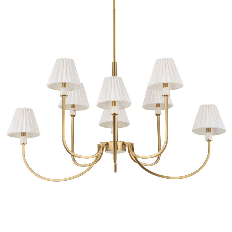 Uttermost 21406 Poppins 8 Light Brass Chandelier
