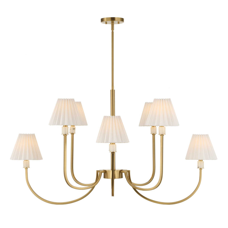 Uttermost 21406 Poppins 8 Light Brass Chandelier