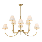Uttermost 21406 Poppins 8 Light Brass Chandelier
