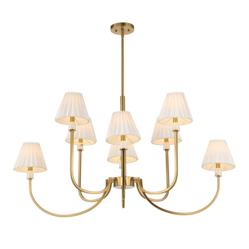 Uttermost 21406 Poppins 8 Light Brass Chandelier