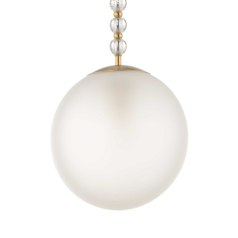 Uttermost 21643 Ripple 1 Light Frost Glass Pendant