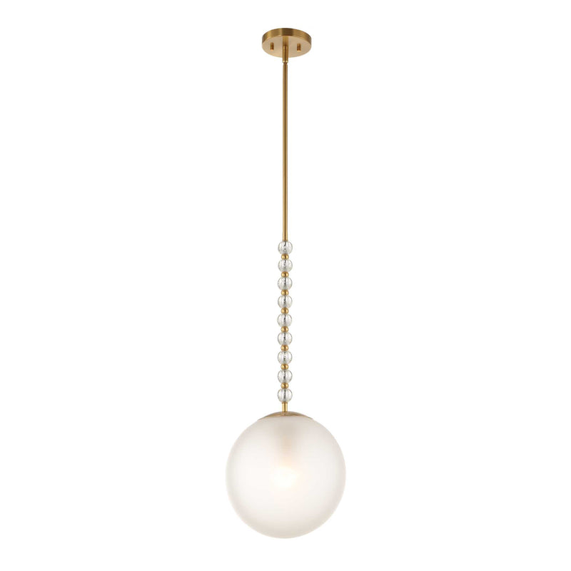 Uttermost 21643 Ripple 1 Light Frost Glass Pendant