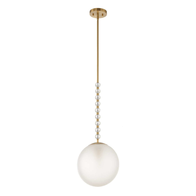 Uttermost 21643 Ripple 1 Light Frost Glass Pendant