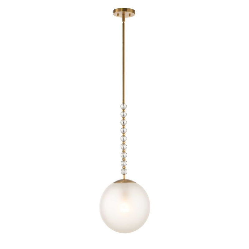Uttermost 21643 Ripple 1 Light Frost Glass Pendant