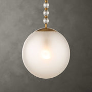 Uttermost 21643 Ripple 1 Light Frost Glass Pendant