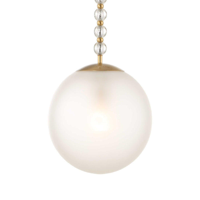 Uttermost 21643 Ripple 1 Light Frost Glass Pendant
