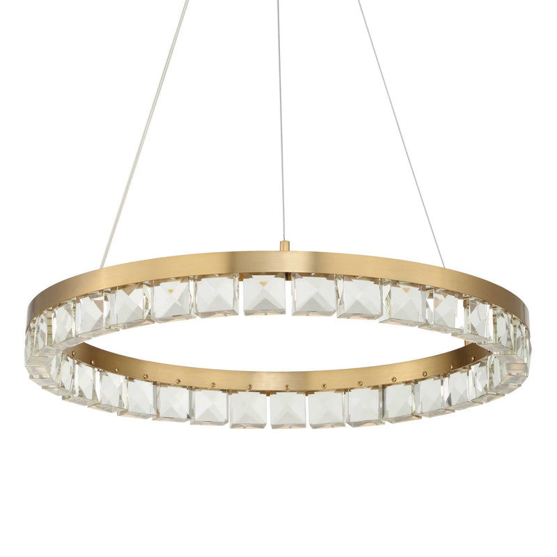 Uttermost 21407 Segovia Round Crystal LED Chandelier