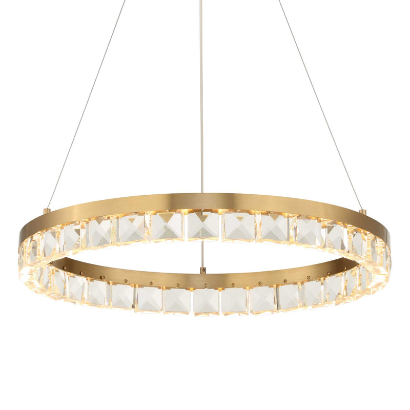 Uttermost 21407 Segovia Round Crystal LED Chandelier