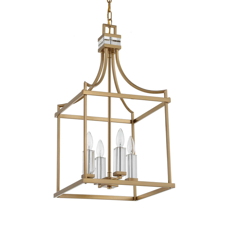 Uttermost 21644 Montreal 4 Light Brass Lantern Pendant