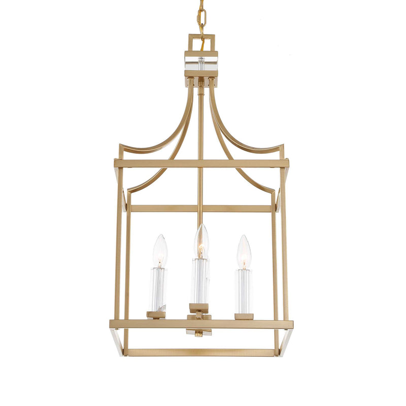Uttermost 21644 Montreal 4 Light Brass Lantern Pendant