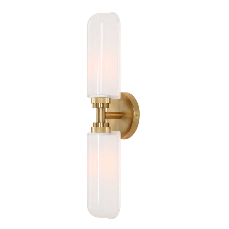 Uttermost 22607 Wellsville 2 Lt Brass Sconce