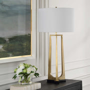 Uttermost 30345 Crossroads Brass Table Lamp
