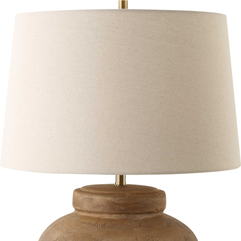 Uttermost 30346-1 Urbino Aged Terracotta Table Lamp