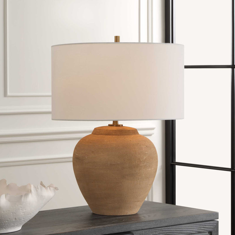 Uttermost 30347-1 Treviso Terracotta Table Lamp
