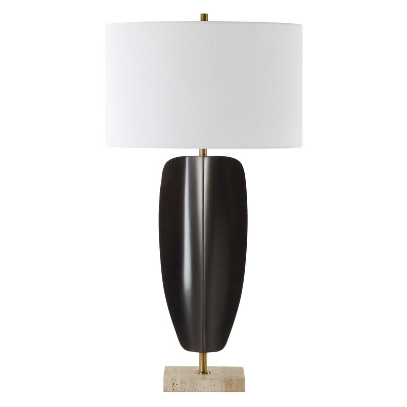 Uttermost 30384 Kure Black Table Lamp