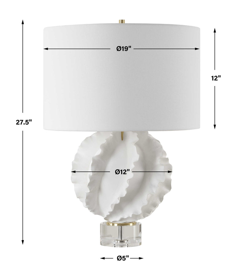 Uttermost 30292 Saylor White Table Lamp