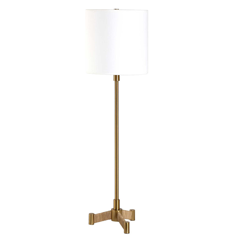 Uttermost 30406-1 Lautoka Brass Buffet Lamp