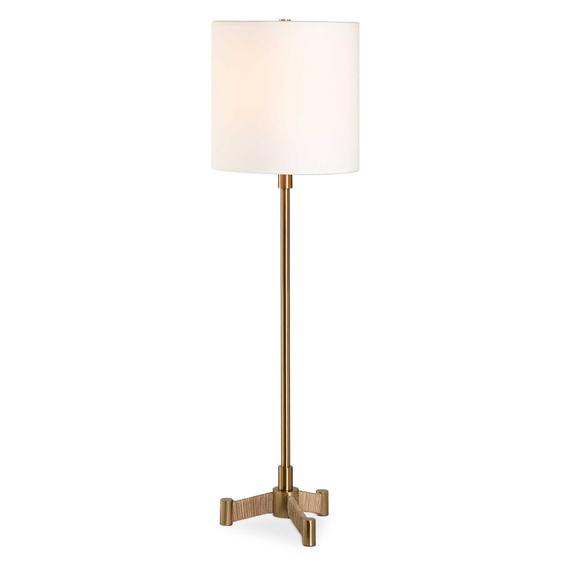 Uttermost 30406-1 Lautoka Brass Buffet Lamp