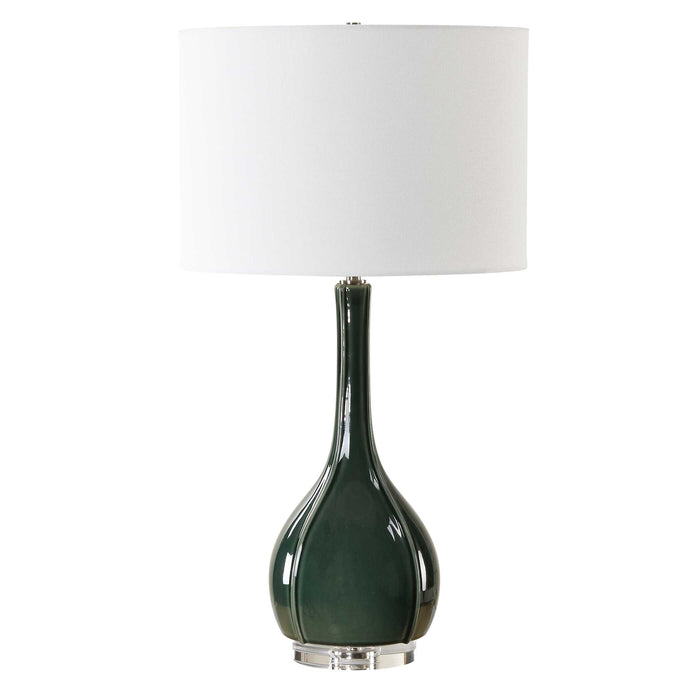 Uttermost 30395-1 Essex Green Glass Table Lamp