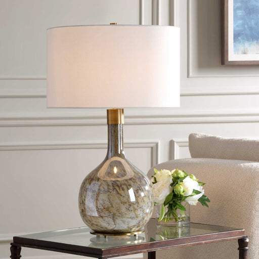 Uttermost 30349-1 Rhine Brown Glass Table Lamp