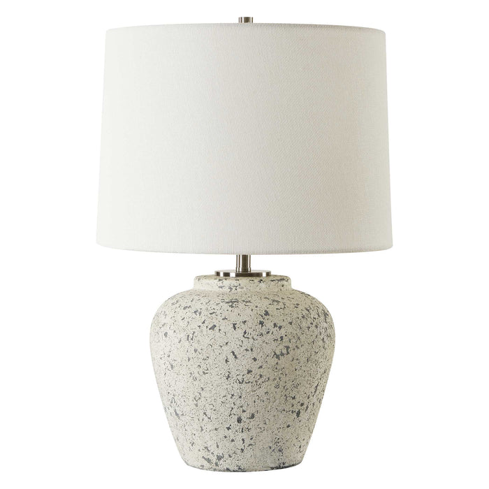 Uttermost 30369-1 Rupture Aged Ivory Table Lamp