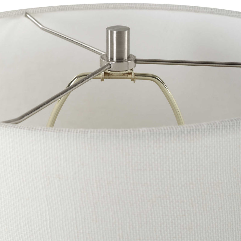Uttermost 30369-1 Rupture Aged Ivory Table Lamp