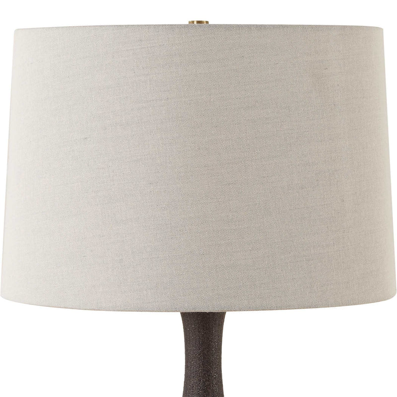 Uttermost 30373 Rimini Black Glaze Table Lamp